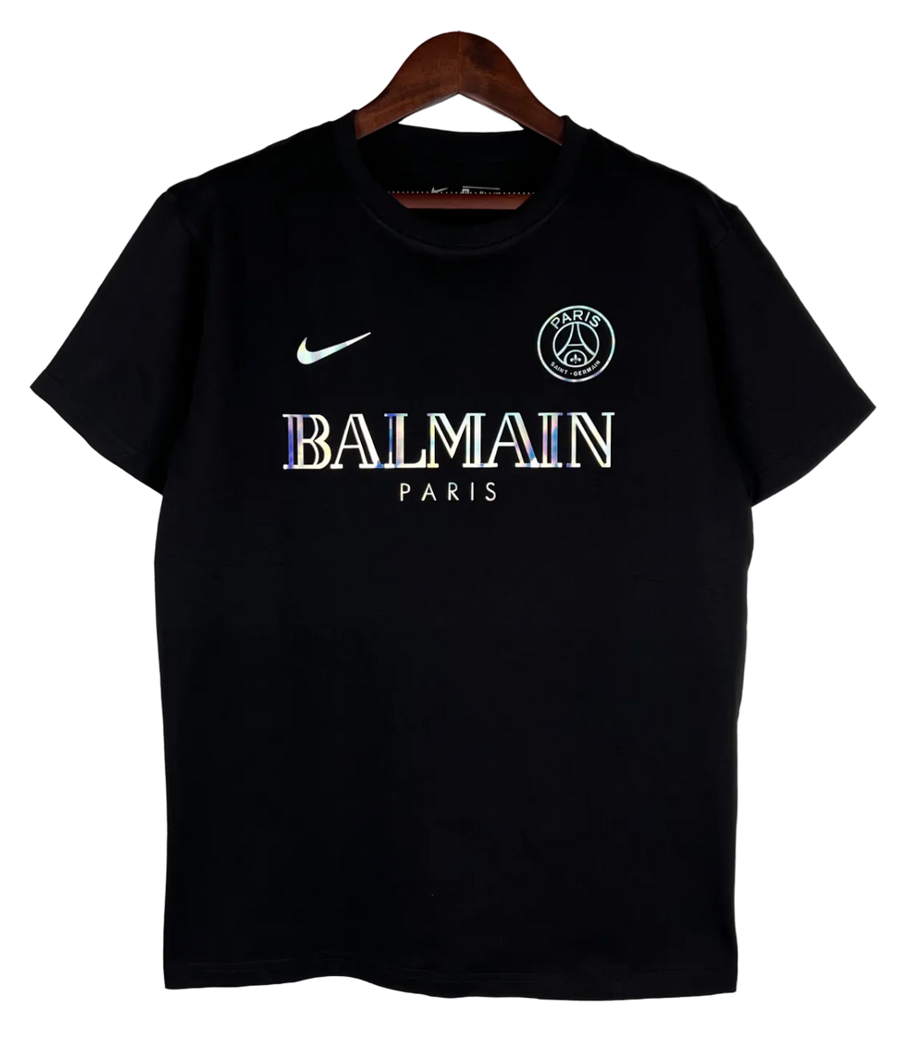 T-Shirt Coton PSG Noir 2023/24