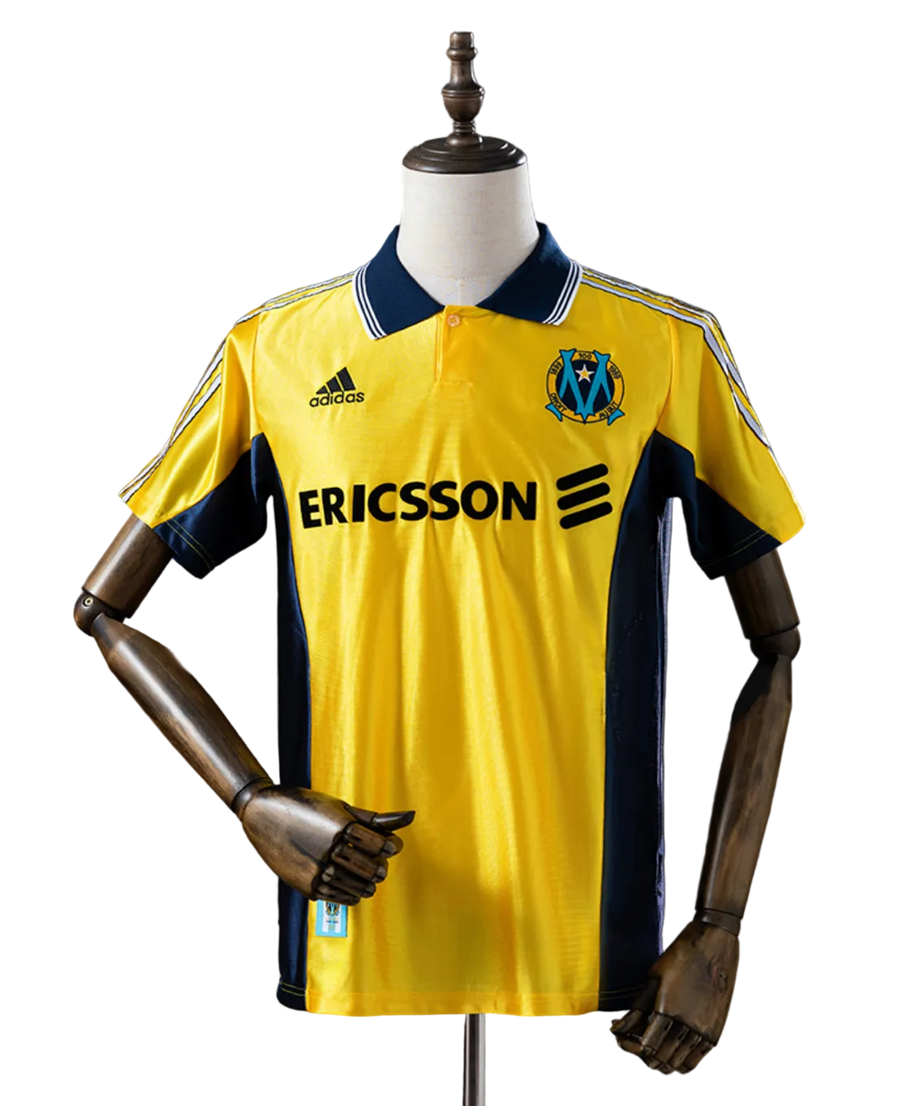 Maillot Rétro Olympique de Marseille Away Jaune 1998/99