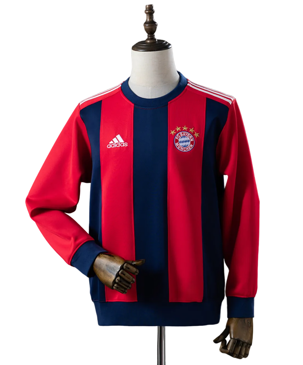 Sweatshirt Manches Longues Bayern Munich Rouge & Cyan