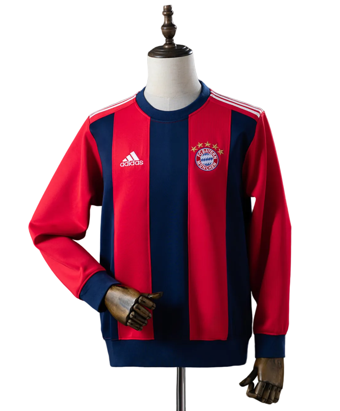 Sweatshirt Manches Longues Bayern Munich Rouge & Cyan