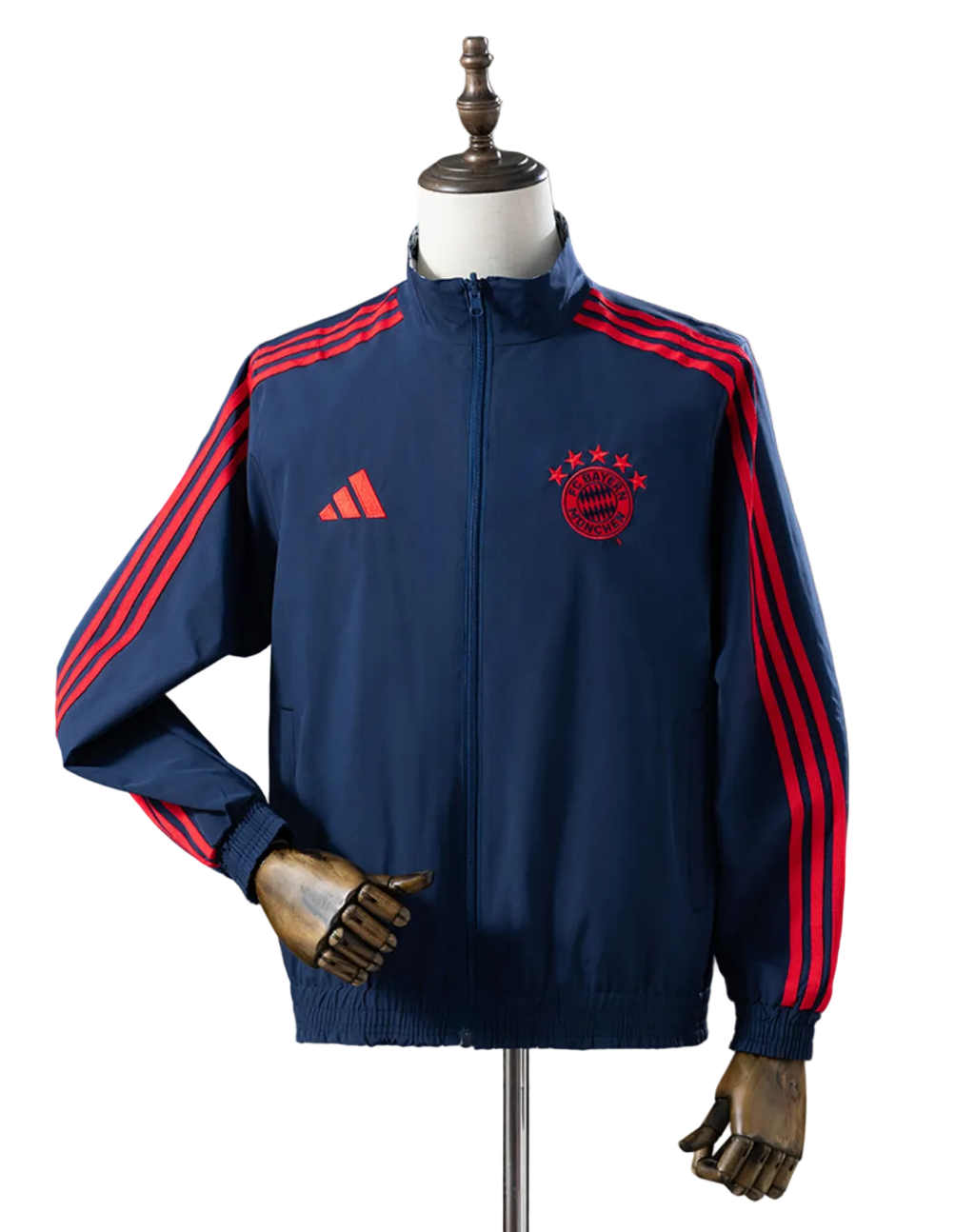 Veste Coupe-Vent Réversible Bayern Munich Bleu Marine 2025/26