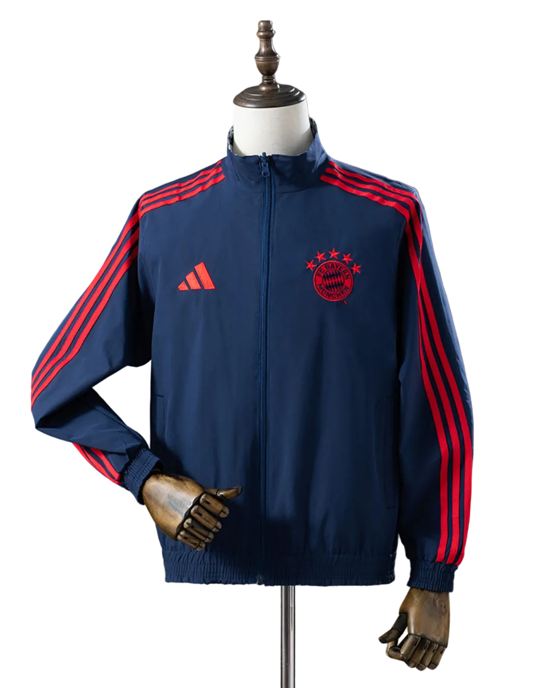 Veste Coupe-Vent Réversible Bayern Munich Bleu Marine 2025/26