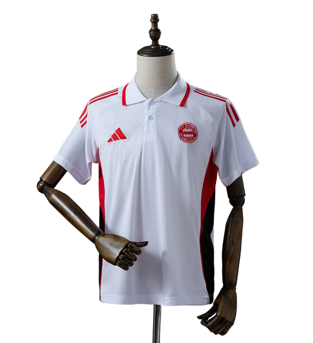 Polo Bayern Munich Blanc & Rouge 2025/26