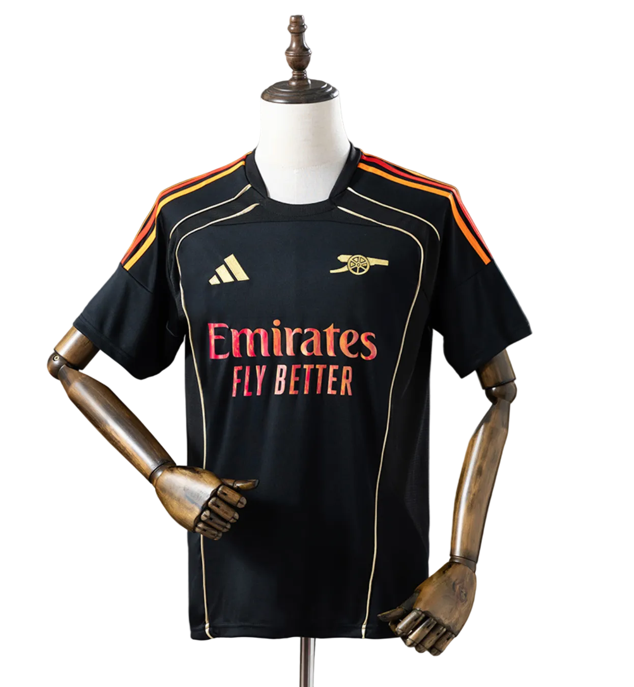 Maillot Arsenal Collaboration Style Rétro Noir 2025/26