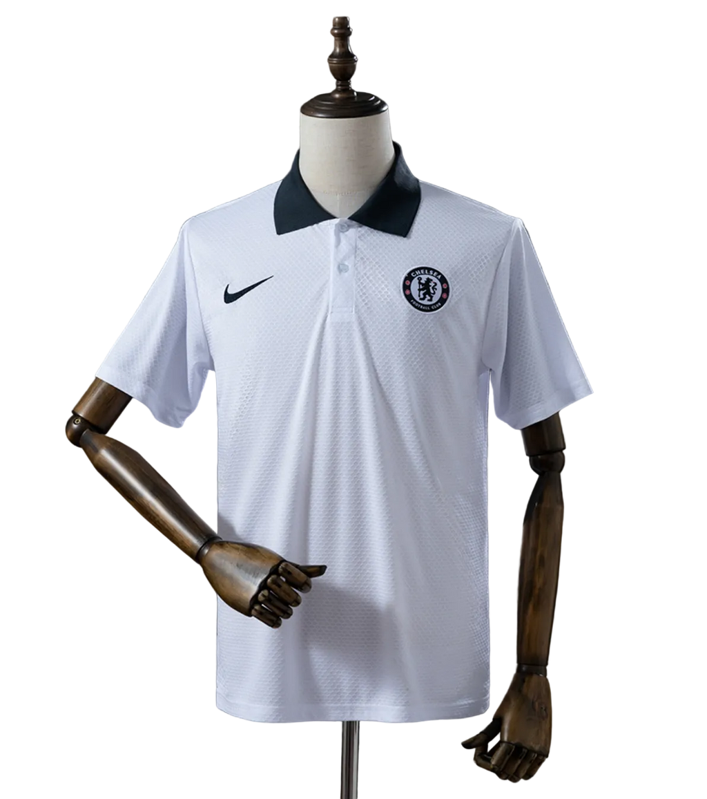 Chelsea 25/26 Polo Shirt White
