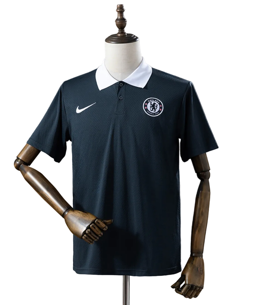 Chelsea 25/26 Polo Shirt Dark Grey