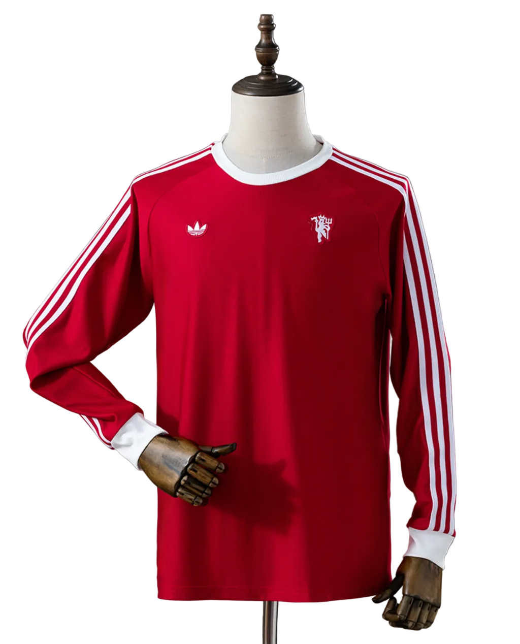 Manchester United Terrace Icons Long Sleeve T-Shirt Red