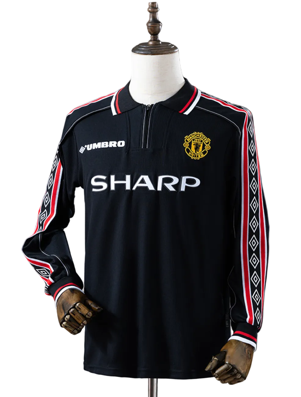 Retro Manchester United 1998/99 Black Long Sleeve Jersey