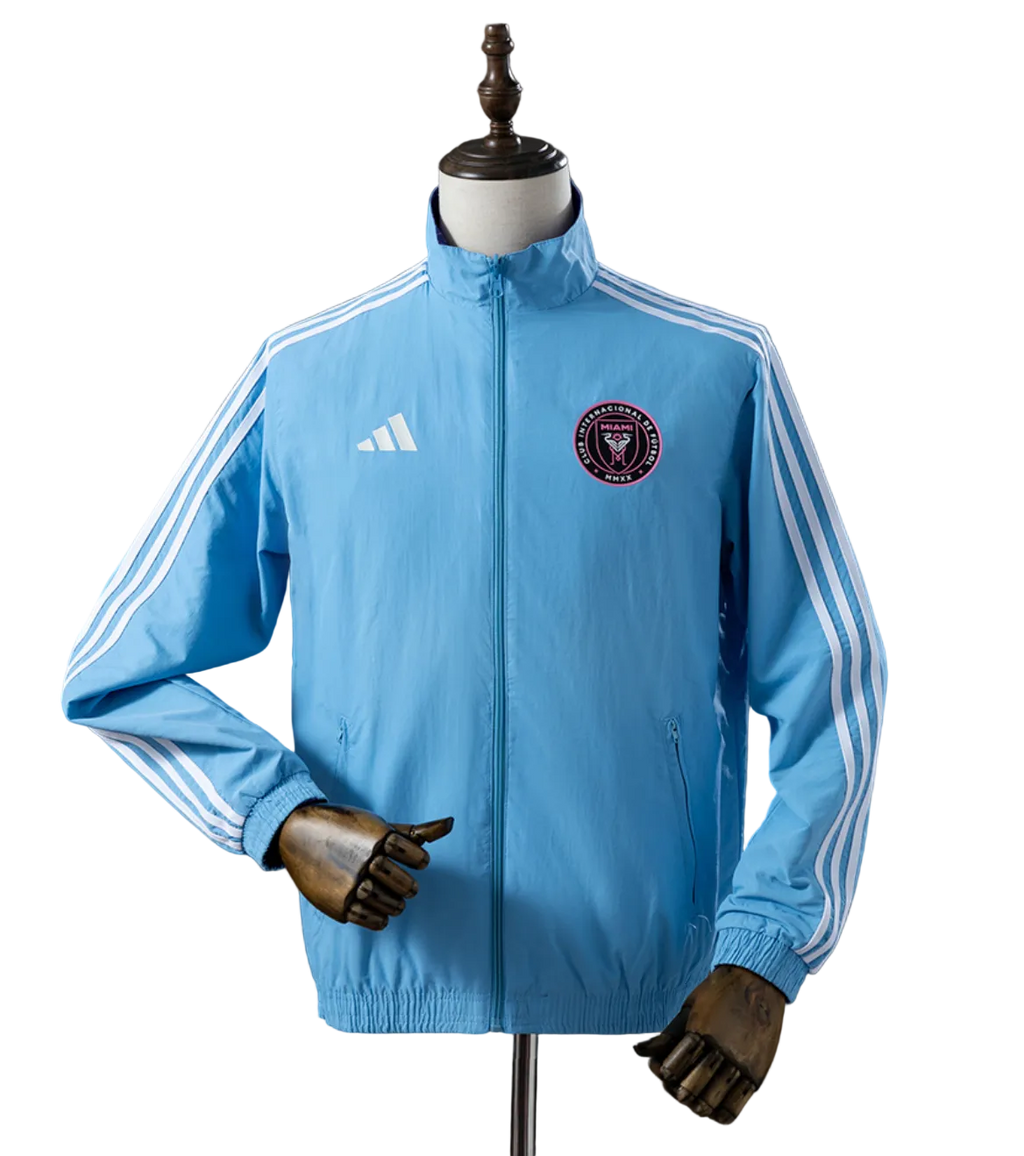 Inter Miami Reversible Anthem Jacket Windbreaker – Blue-Purple