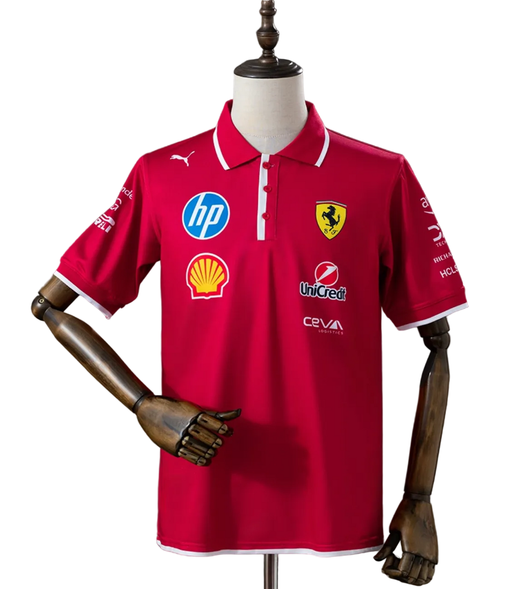 Polo Rouge Scuderia Ferrari F1 2025