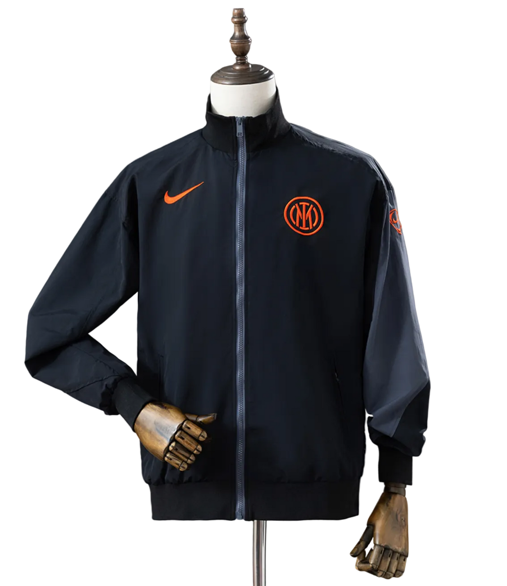 Coupe-Vent Noir Inter Milan 2025-2026 – Troisième Tenue