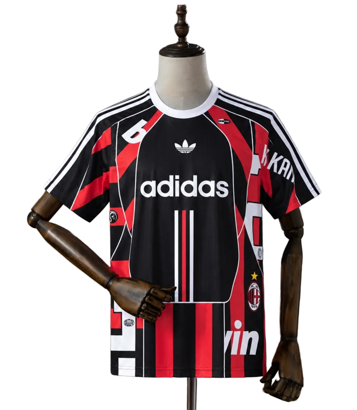 Maillot Noir AC Milan 2026-2027 – Édition AD Trefoil