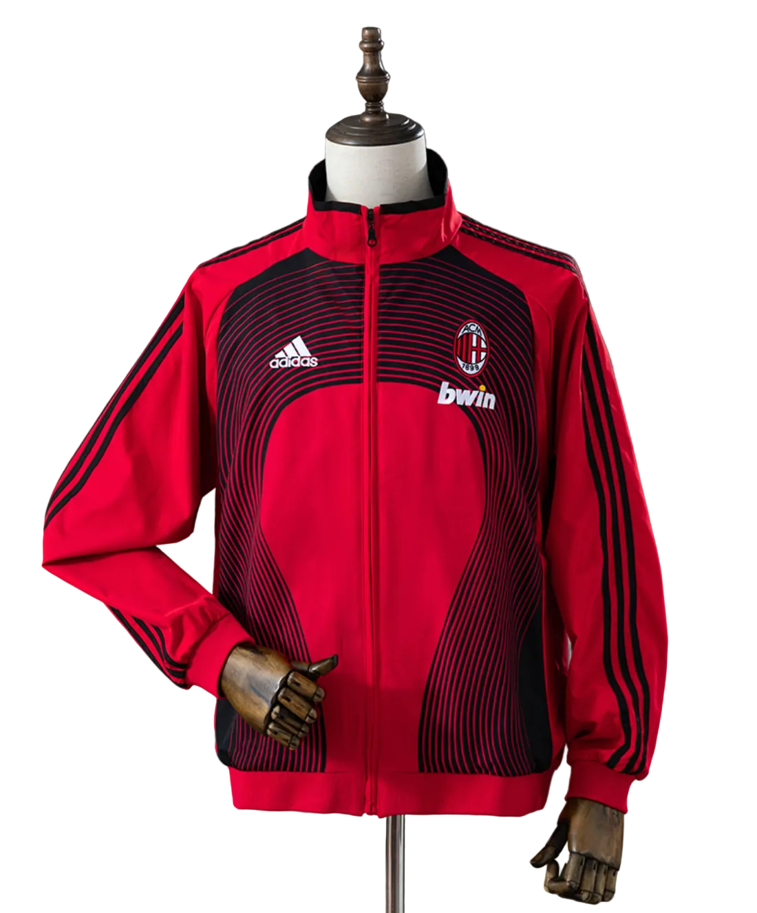 Coupe-Vent d’Entraînement AC Milan 2006-2007 – Rouge