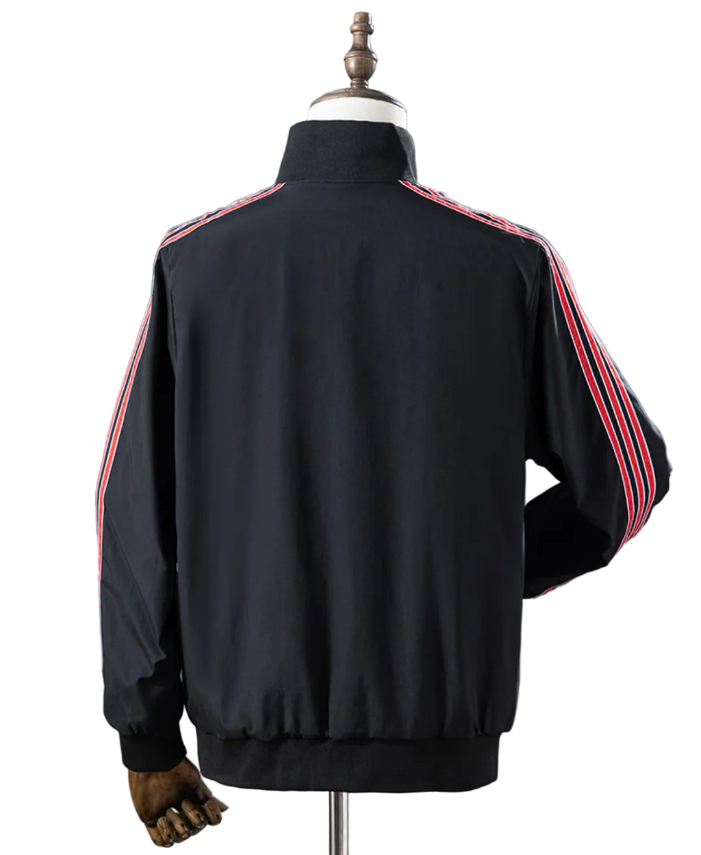 Veste Coupe-Vent Rétro Manchester United – Noire
