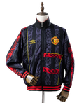 Veste Coupe-Vent Rétro Manchester United 1992-1994 – Noire