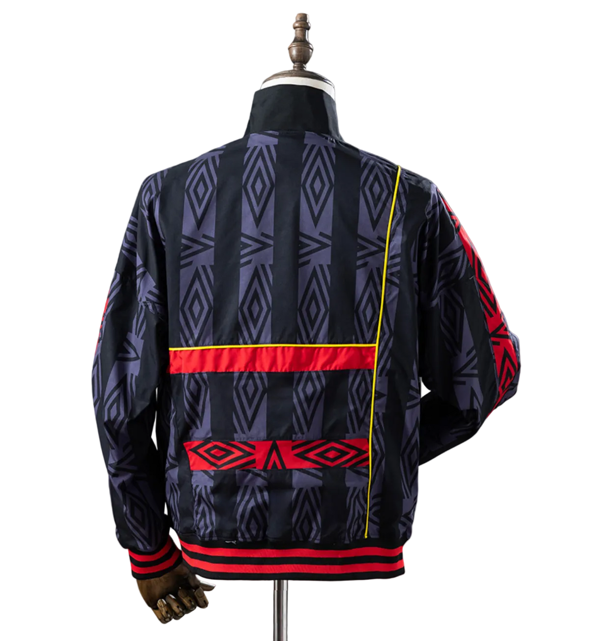 Veste Coupe-Vent Rétro Manchester United 1992-1994 – Noire