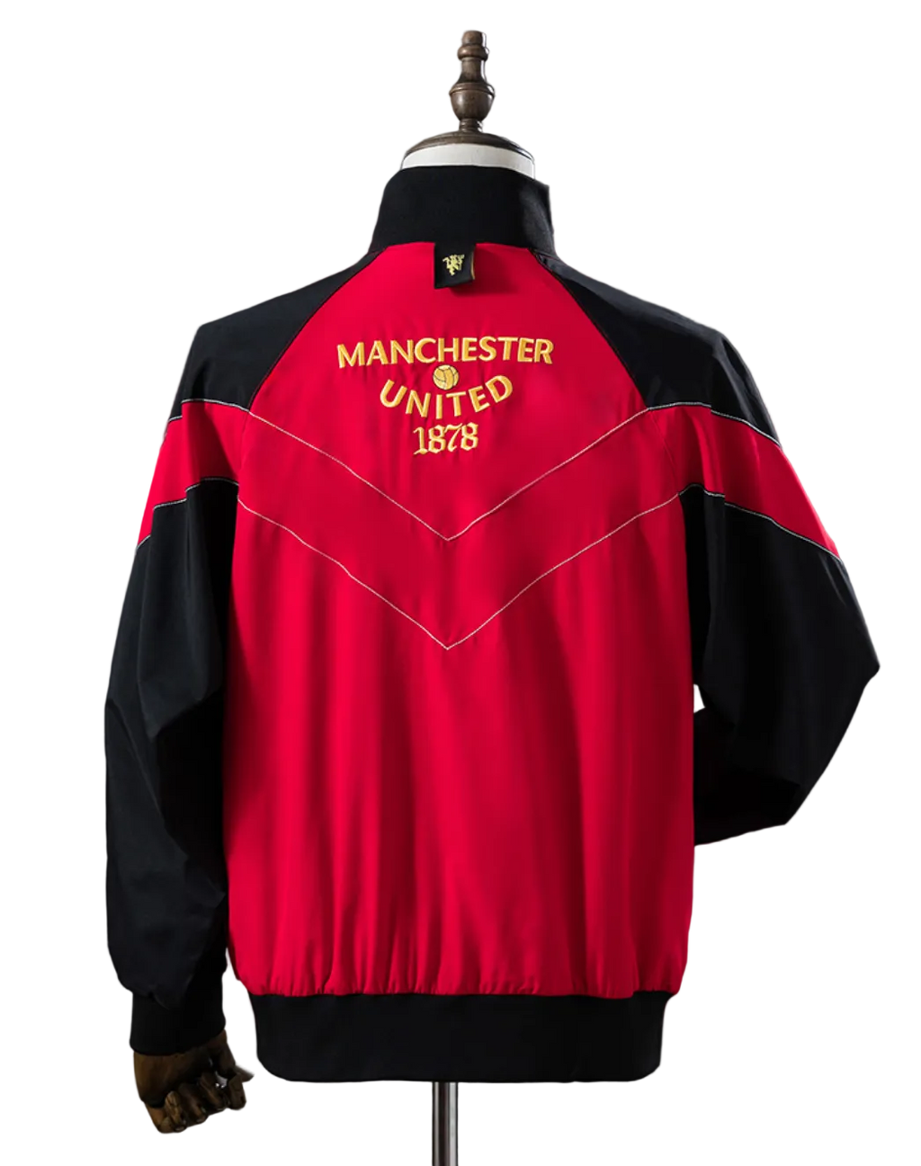 Veste Coupe-Vent Rétro Manchester United 2006-2007 – Noir et Rouge