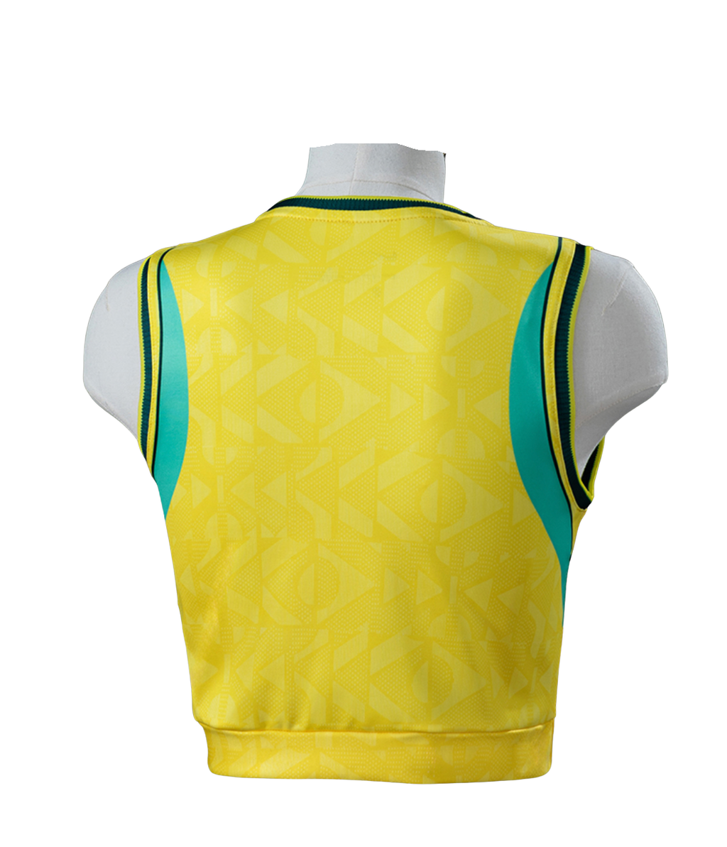 Brazil 2026 Women’s Crop Tank Top Home Jersey