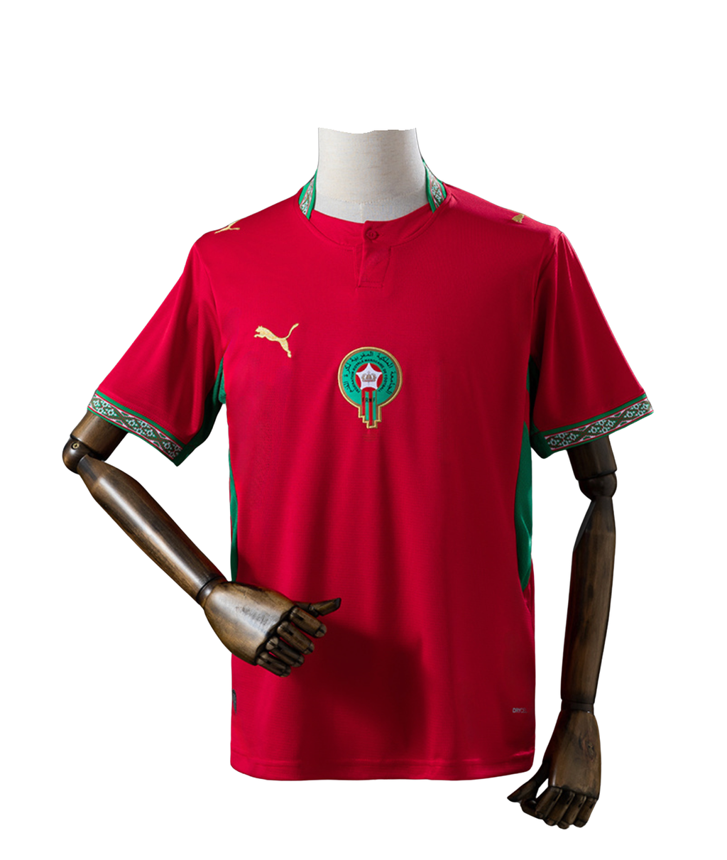 Maillot Maroc Home 2026 Officiel Rouge